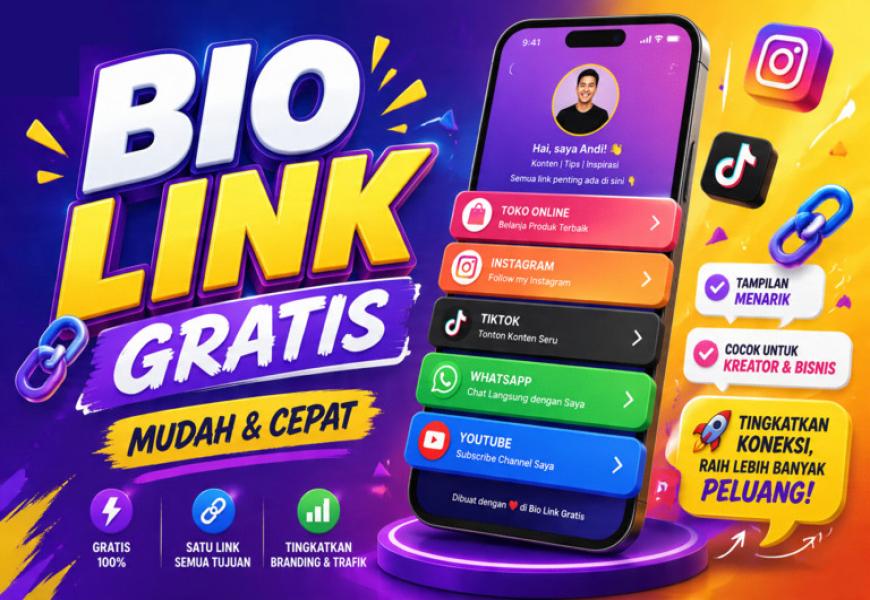 Gratis Bio 🔗 Link untuk bisnis anda